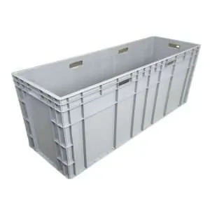 Una caja sólida larga de color gris de 120*40*45 cm