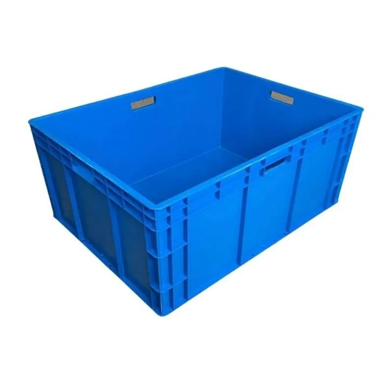 Una caja europea grande azul de 80*60*34 cm
