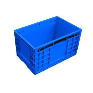 A blue Folding Container for Auto Parts