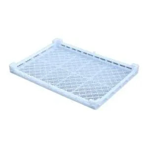 a white plastic tray