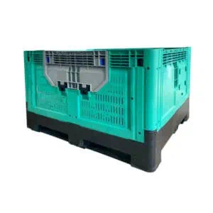 un bac à palettes pliable vert
