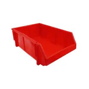 un bac de pièces rouge