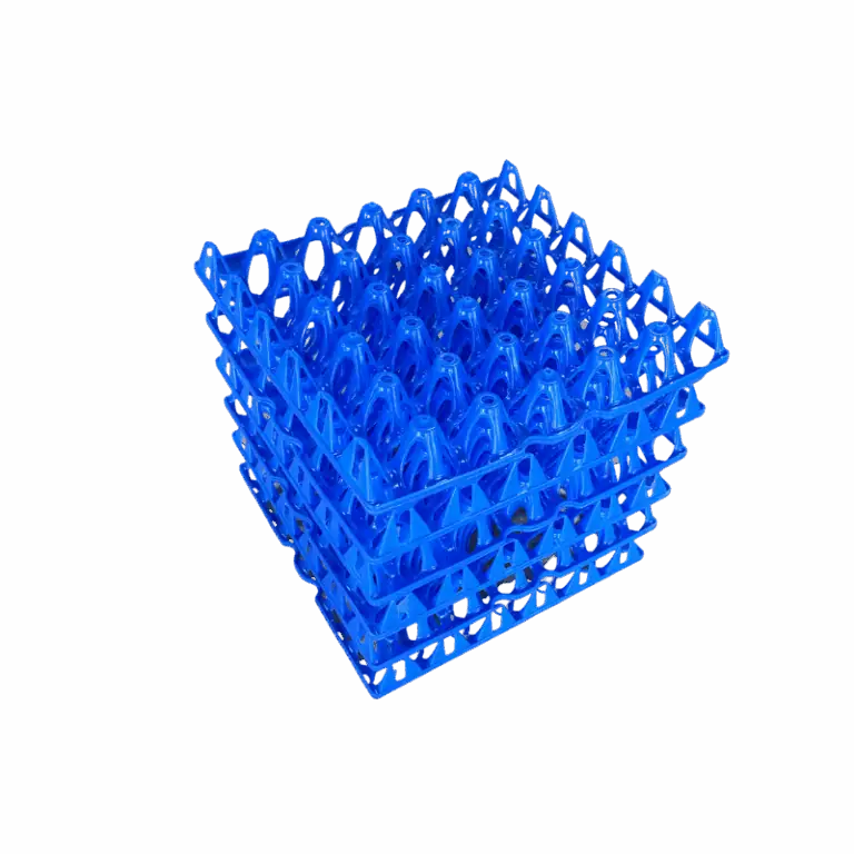 blue egg trays