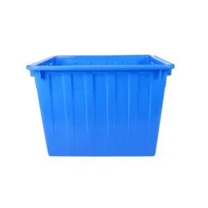 a blue Plastic Aquaculture Container